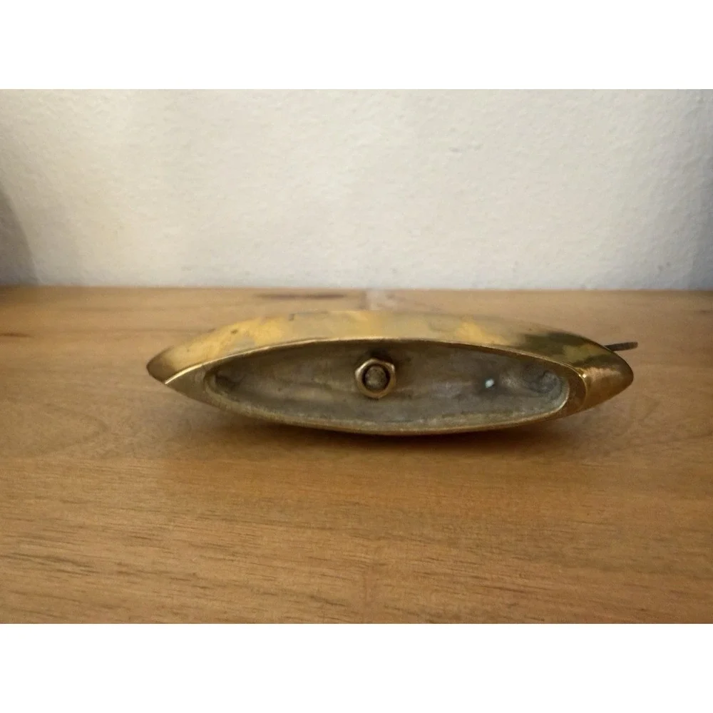 Vintage Beautiful Brass Sailboat as pictured 7.5